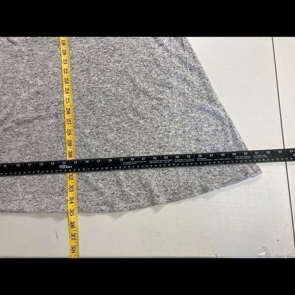 FORTUNE + IVY, Women’s Regina Hacci Knit Dress Sz L, Heather Gray, Long Sleeves - Picture 7 of 12